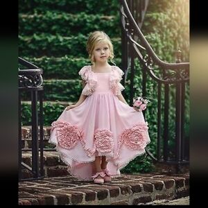 Dollcake Peacock Pink Ruffled Dress